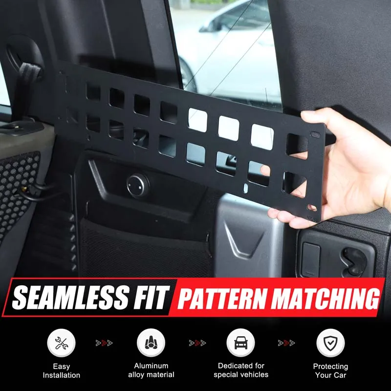 2Pcs carbon steel black For Land Rover Defender 110 2020+ car trunk side window storage fence interior modification accessories
2Pcs carbon steel black For Land Rover Defender 110 2020+ car trunk side window storage fence interior modification accessories