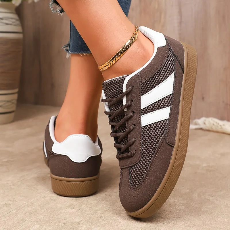 2025 New Breathable Sneakers Women Spring Autumn Soft Sole Lace Up Casual Flats Woman Comfort Non Slip Sports Shoes Female 
2025 New Breathable Sneakers Women Spring Autumn Soft Sole Lace Up Casual Flats Woman Comfort Non Slip Sports Shoes Female
