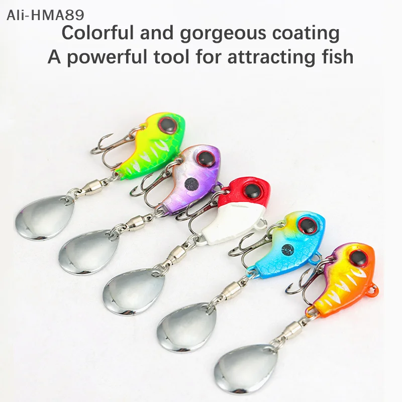 5Pcs/Box Rotating Metal VIB Vibration Bait Spinner Spoon Fishing Lures 6g 10g Jigs Trout Winter Fishing Hard Baits Tackle
5Pcs/Box Rotating Metal VIB Vibration Bait Spinner Spoon Fishing Lures 6g 10g Jigs Trout Winter Fishing Hard Baits Tackle