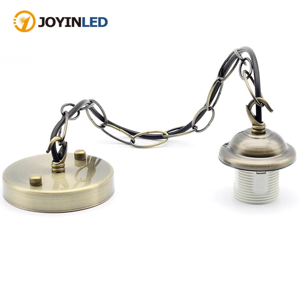 Винтажный патрон JOYINLED E27 с цепочкой-подвеской для потолочных светильников, люстр и DIY-проектов
Винтажный патрон JOYINLED E27 с цепочкой-подвеской для потолочных светильников, люстр и DIY-проектов