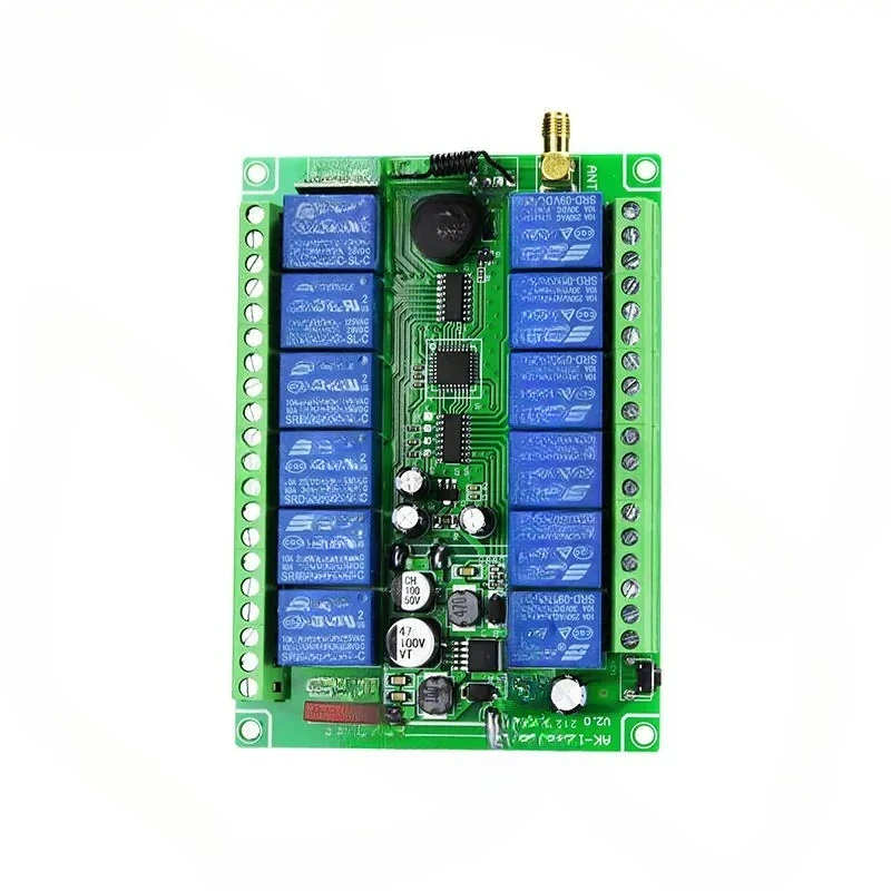 12-48V twelve-way remote control switch LED lamp barrier lift rod motor wireless controller
12-48V twelve-way remote control switch LED lamp barrier lift rod motor wireless controller