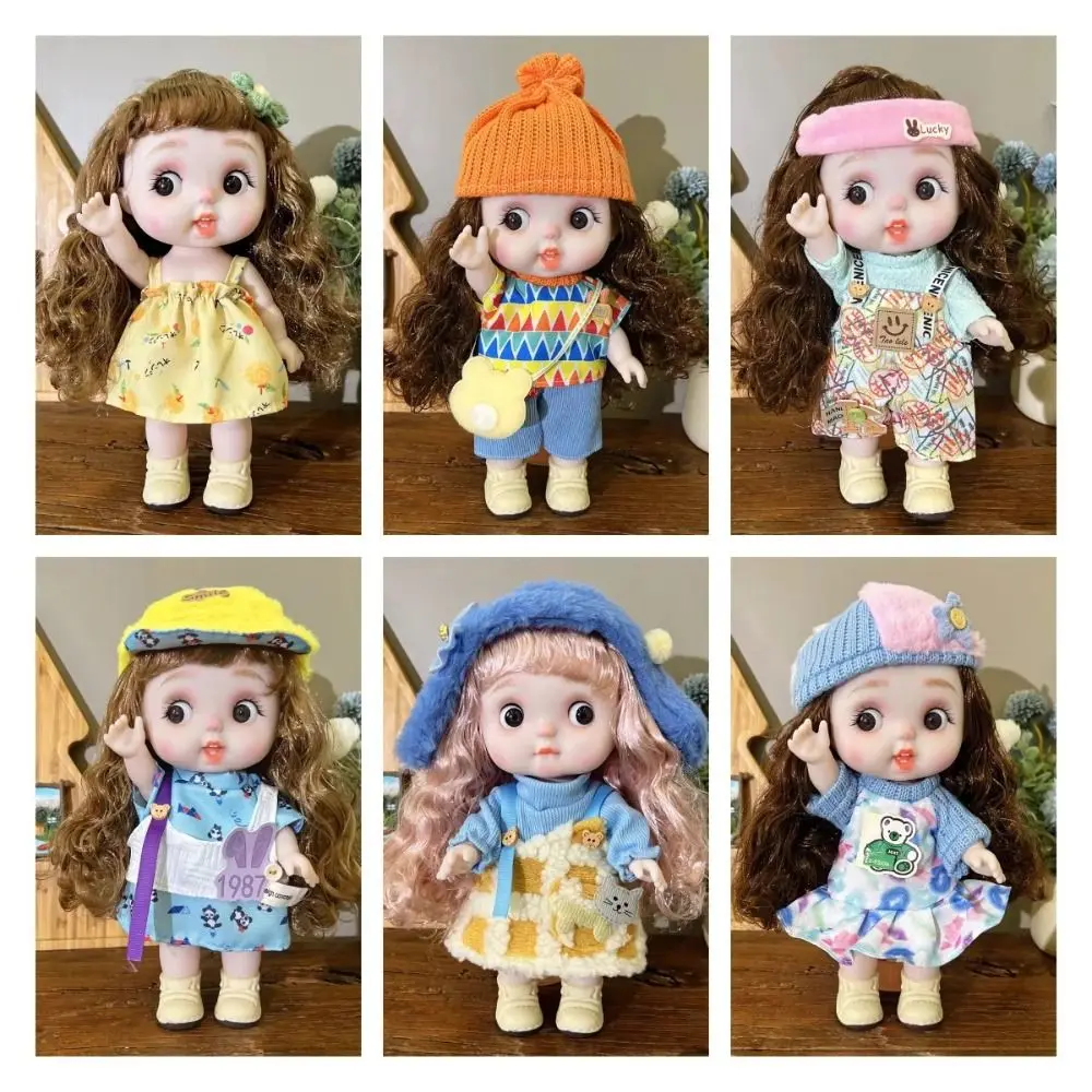 28cm Dress Doll with Clothes Dolly Colorful Girls' Action Doll with Clothes Leisure Suit Long Hair
28cm Dress Doll with Clothes Dolly Colorful Girls' Action Doll with Clothes Leisure Suit Long Hair