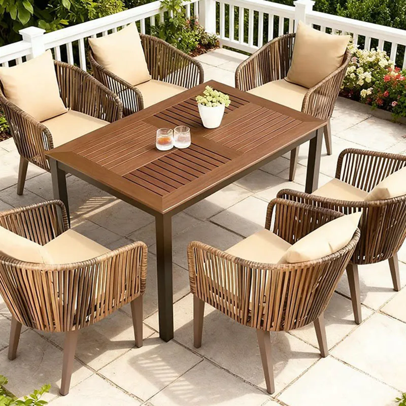 Wood Modern Garden Furniture Sets European Aesthetic Garden Furniture Sets Creative Minimalist Meble Ogrodowe Salon Furniture
Wood Modern Garden Furniture Sets European Aesthetic Garden Furniture Sets Creative Minimalist Meble Ogrodowe Salon Furniture