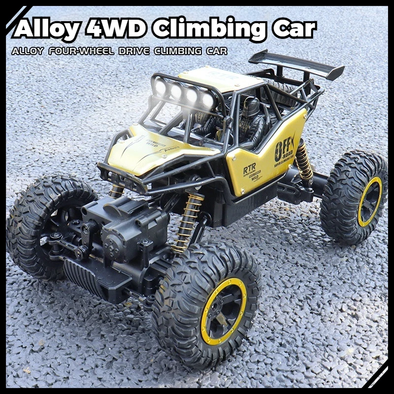 1:16 2,4G 4WD сплав RC Monster Truck внедорожный альпинистский автомобиль высокоскоростной автомобиль с дистанционным управлением модель автомобиля игрушка для мальчиков 
1:16 2,4G 4WD сплав RC Monster Truck внедорожный альпинистский автомобиль высокоскоростной автомобиль с дистанционным управлением модель автомобиля игрушка для мальчиков