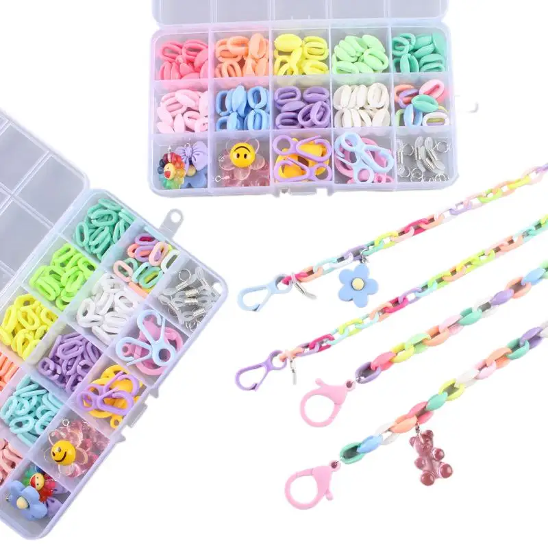 DIY Mask Bead Chain Glasses Lanyard Material Package Mask Rope Glasses Accesories Children's Toys Unique Beads
DIY Mask Bead Chain Glasses Lanyard Material Package Mask Rope Glasses Accesories Children's Toys Unique Beads