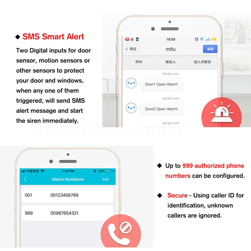 RTU5035 GSM Gate Opener Relay Switch 900/1800MHz Door Opener Up To 999 Authorized Numbers Wireless Remote Control Door Acces
RTU5035 GSM Gate Opener Relay Switch 900/1800MHz Door Opener Up To 999 Authorized Numbers Wireless Remote Control Door Acces