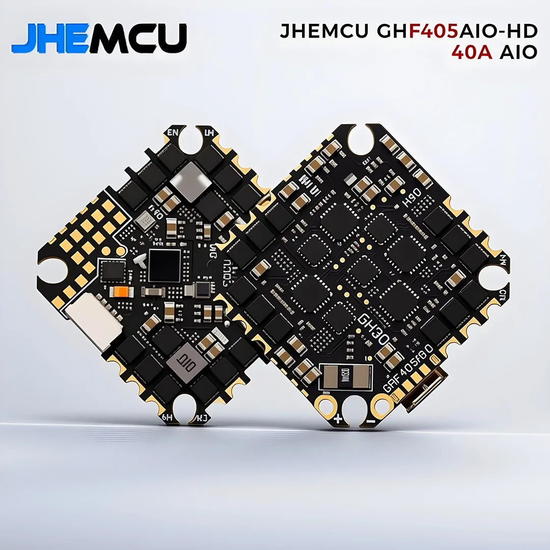 JHEMCU GHF405AIO-HD 40A AIO Flight Controller F405 F4 Build-in OSD Blheli-S ESC 2-6S Lipo For RC FPV Toothpick Racing Drone
JHEMCU GHF405AIO-HD 40A AIO Flight Controller F405 F4 Build-in OSD Blheli-S ESC 2-6S Lipo For RC FPV Toothpick Racing Drone