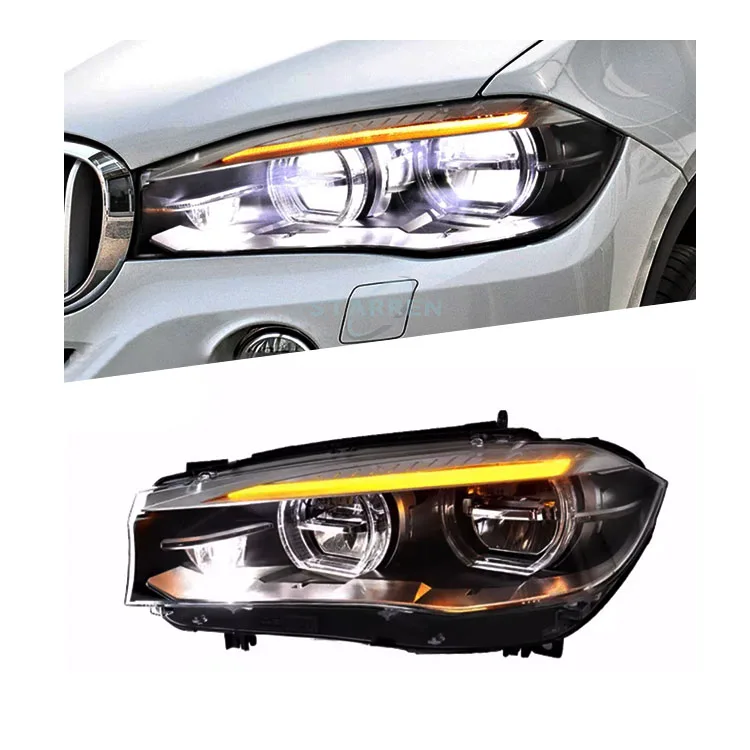 X5 LED Adaptive F15 headlights 2014-2018 Low end upgraded high end version full Plug and play LED headlights for BMW 
X5 LED Adaptive F15 headlights 2014-2018 Low end upgraded high end version full Plug and play LED headlights for BMW