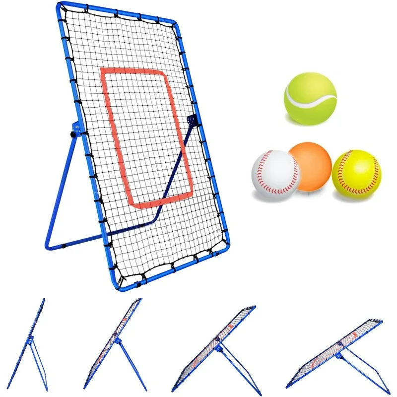 6FT Professional Baseball Softball Rebounder Net Pitchback Rebound Net Cricket Rounder Net with Adjustable Angle
6FT Professional Baseball Softball Rebounder Net Pitchback Rebound Net Cricket Rounder Net with Adjustable Angle