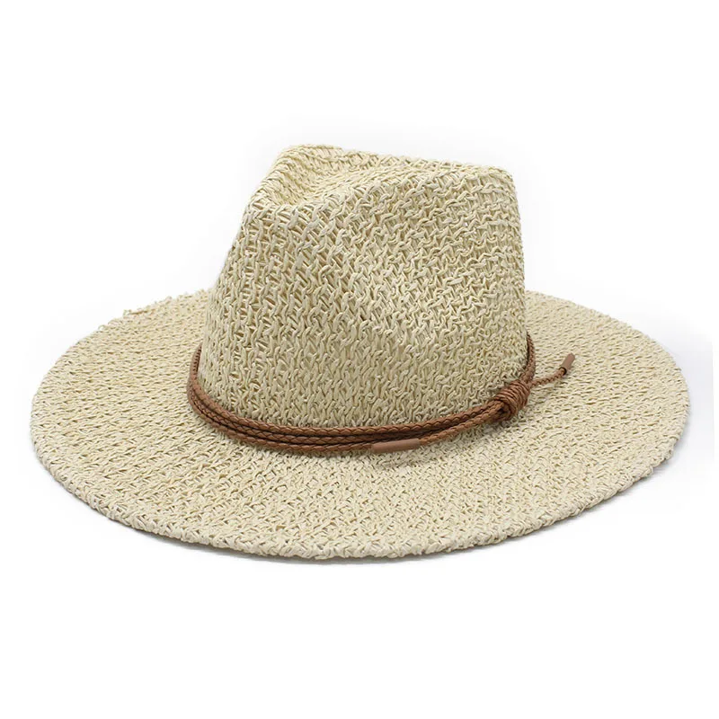 Straw hat for summer outings, sun protection hat, western cowboy hat, jazz hat, beach sun hat
Straw hat for summer outings, sun protection hat, western cowboy hat, jazz hat, beach sun hat