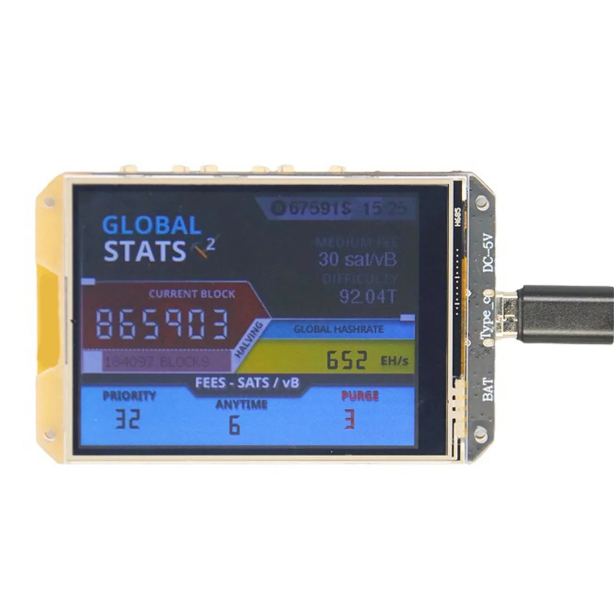 SuperDeals Bitcoin Solo Miner Nerdminer V2 78KHS with 2.8 Inch Touch Screen Bitcoin Miner Hashrate Lotto Machine Nerd Miner V2
SuperDeals Bitcoin Solo Miner Nerdminer V2 78KHS with 2.8 Inch Touch Screen Bitcoin Miner Hashrate Lotto Machine Nerd Miner V2