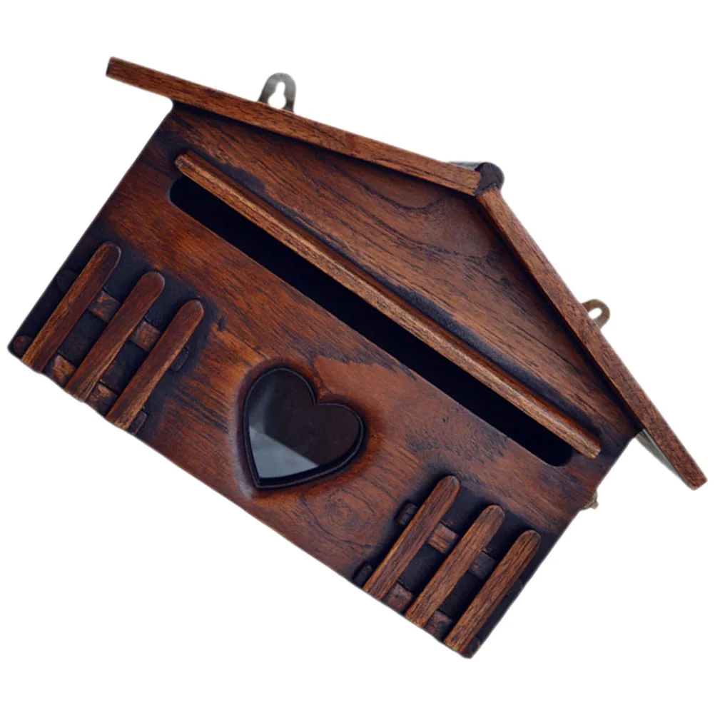Wooden Mailbox Villa Wall-mounted Letter Box Hallway Suggestion Boxes Retro Style Large Capacity Serviceable Home Office
Wooden Mailbox Villa Wall-mounted Letter Box Hallway Suggestion Boxes Retro Style Large Capacity Serviceable Home Office