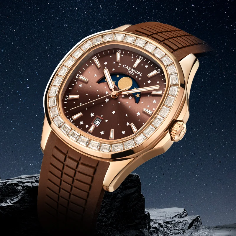 Switzerland Carnival Ronda Quartz Watch for Men Luminous Luxury Brand Watches Sapphire Moonphase relógios masculino reloj hombre
Switzerland Carnival Ronda Quartz Watch for Men Luminous Luxury Brand Watches Sapphire Moonphase relógios masculino reloj hombre