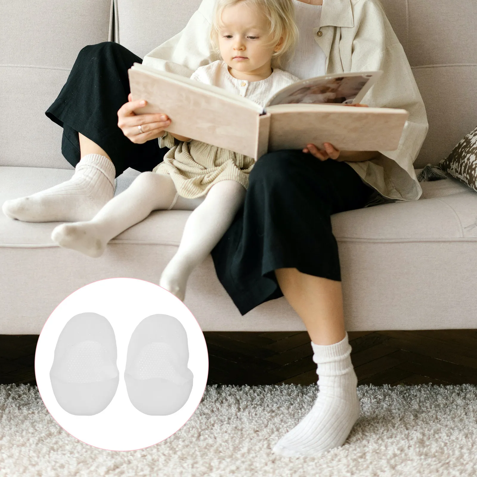 2Pairs Moisturizing Foot Skin Care Socks Premium Breathable Protective Sole Covers for Cracked Heels Travel Friendly Easy Wash
2Pairs Moisturizing Foot Skin Care Socks Premium Breathable Protective Sole Covers for Cracked Heels Travel Friendly Easy Wash