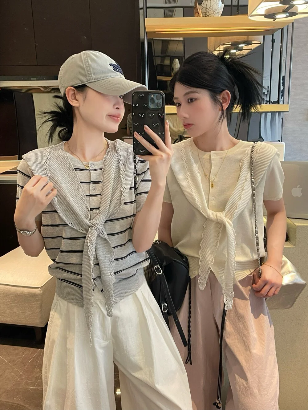HelloKay Rcelle Knitted Shoulder Shawl Loose Fit Short Sleeve round Neck Pure Color Women's Spring Top Korean Style Textile
HelloKay Rcelle Knitted Shoulder Shawl Loose Fit Short Sleeve round Neck Pure Color Women's Spring Top Korean Style Textile