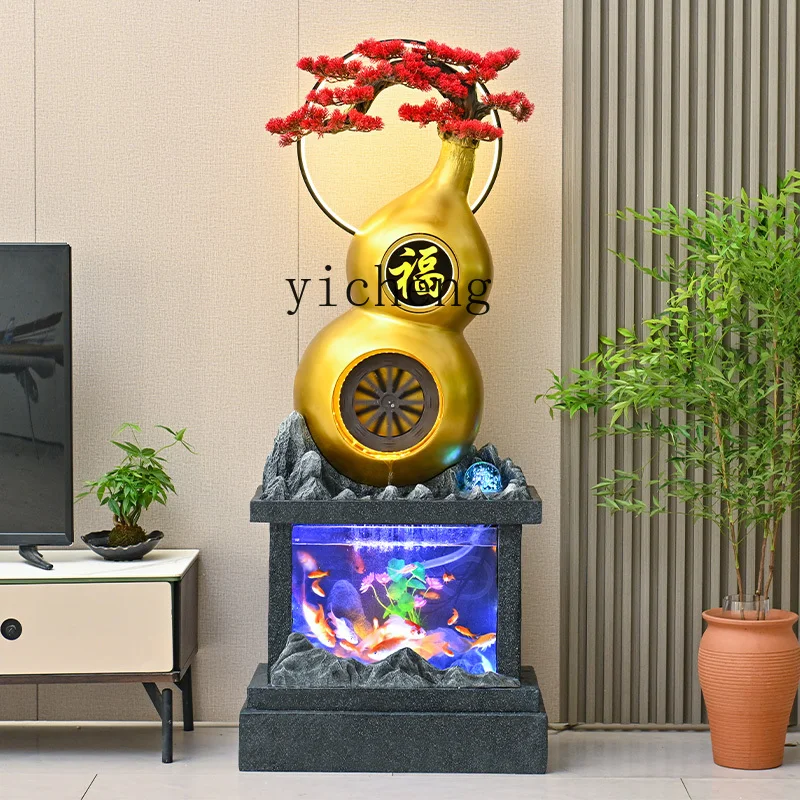 ZK Light Luxury Gourd Water Fountain Living Room Floor Ornament Fish Tank Circulating Water Entrance Decoration
ZK Light Luxury Gourd Water Fountain Living Room Floor Ornament Fish Tank Circulating Water Entrance Decoration