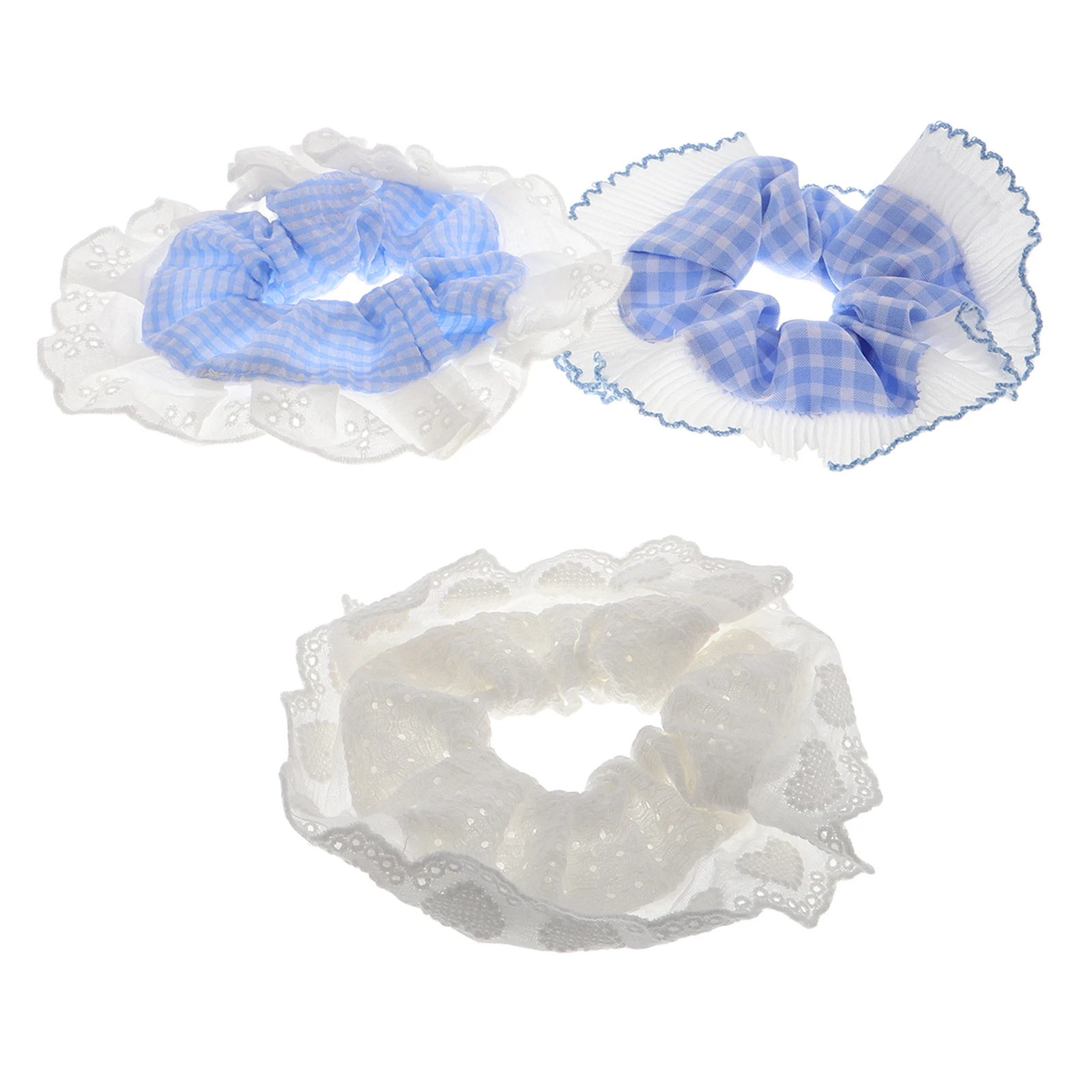 3pcs Hair Bands Elegant Lace Edge Checkered Pattern Accessories for Women Stylish Hair Ties Girls Scrunchies Portable
3pcs Hair Bands Elegant Lace Edge Checkered Pattern Accessories for Women Stylish Hair Ties Girls Scrunchies Portable