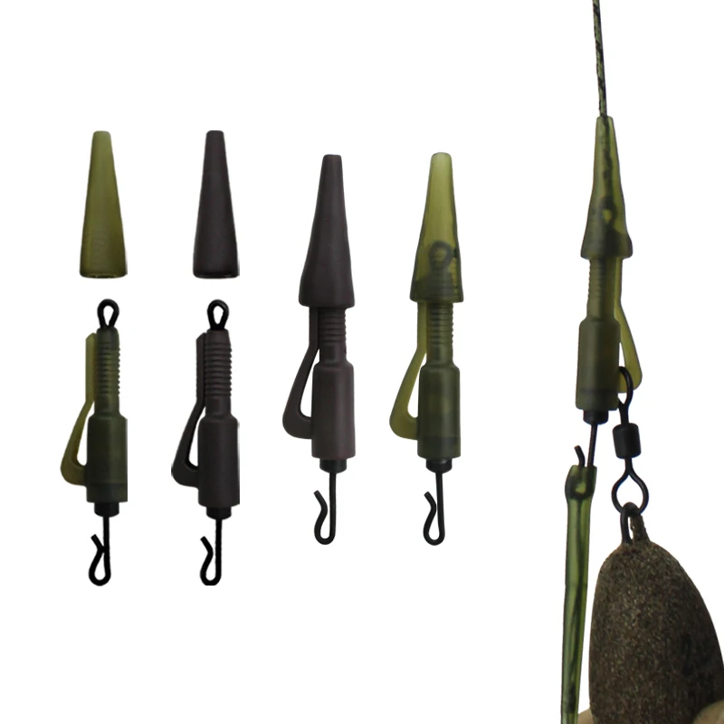 6pcs Carp Fishing QC Hybrid Lead Clip Quick Change Snap Swivel Tail Anti Tangle Sleeves Carp Rig For Carp Fishing Accessories
6pcs Carp Fishing QC Hybrid Lead Clip Quick Change Snap Swivel Tail Anti Tangle Sleeves Carp Rig For Carp Fishing Accessories