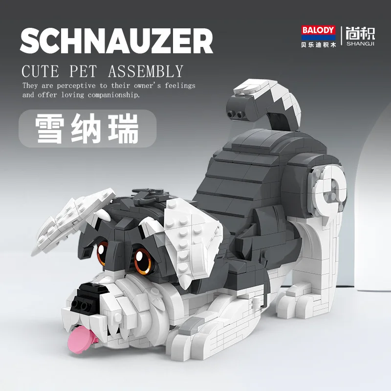 BALODY Tuxedo Cat Husky Building Blocks Animal Model Cute Cartoon Pet Assemble Bricks Educational Toys Gifts for Girl Boy Adult
BALODY Tuxedo Cat Husky Building Blocks Animal Model Cute Cartoon Pet Assemble Bricks Educational Toys Gifts for Girl Boy Adult