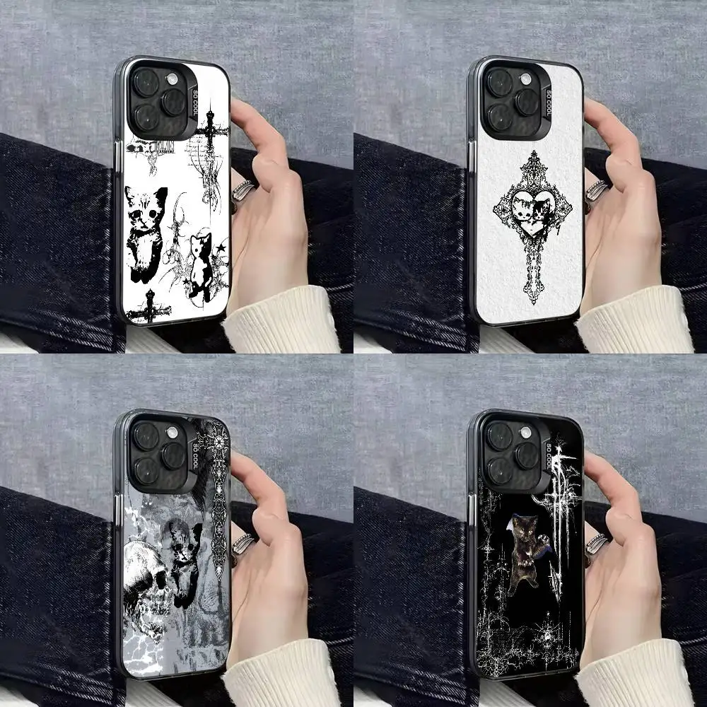 Gothic Coquette Cyber Sigilism Cross Cat Phone Case For iPhone 16,15,14,13,12,11,Mini,Pro,E,SE4,XS,MAX Black IMD Box
Gothic Coquette Cyber Sigilism Cross Cat Phone Case For iPhone 16,15,14,13,12,11,Mini,Pro,E,SE4,XS,MAX Black IMD Box