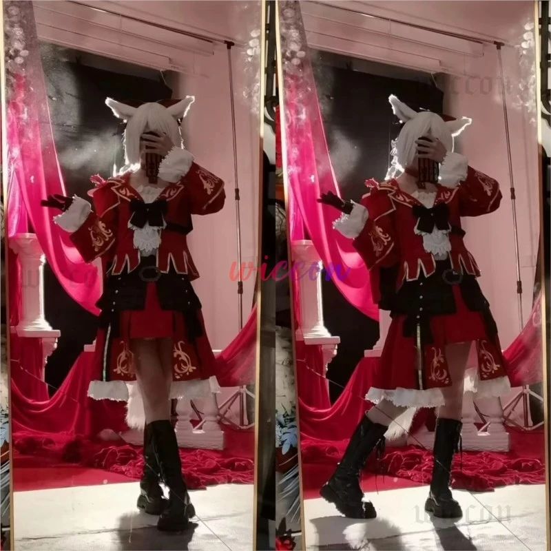 Game Final Fantasy XIV FF14 Shadowbringers Red Mage Cosplay Costume Halloween Costume Role Play Outfit Dress for Women
Game Final Fantasy XIV FF14 Shadowbringers Red Mage Cosplay Costume Halloween Costume Role Play Outfit Dress for Women