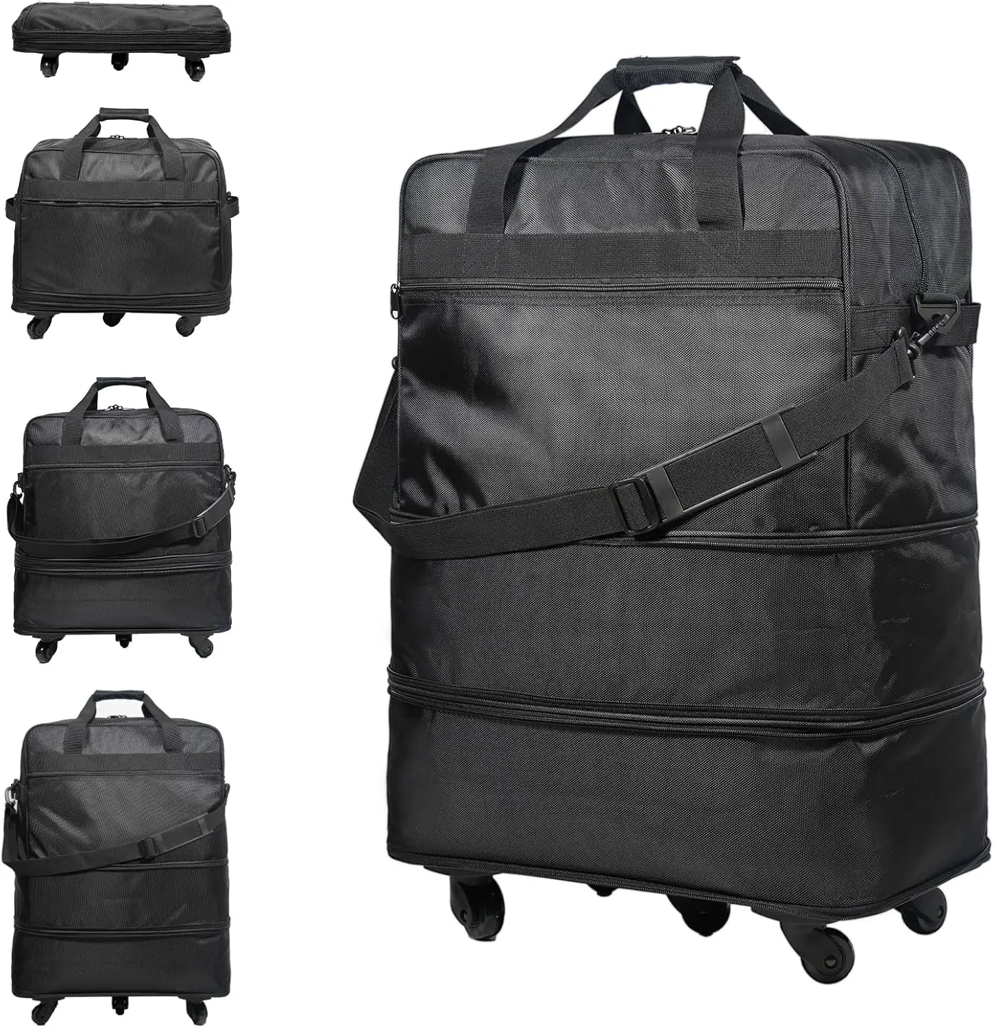 Suitcases with Wheels, Expandable Foldable Luggage Bag, Collapsible Rolling Travel Bag for Men Women, Lightweight Duffel Bag
Suitcases with Wheels, Expandable Foldable Luggage Bag, Collapsible Rolling Travel Bag for Men Women, Lightweight Duffel Bag