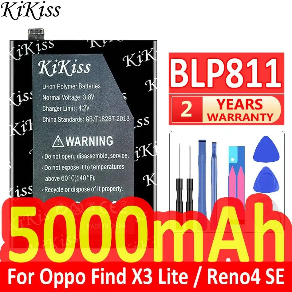 Mobile Phone Battery BLP811 5000mAh For Oppo Find X3 Lite CPH2145 Reno4 SE PEAT00 PEAM00 Reno5 5G PEGM00 PEGT00
Mobile Phone Battery BLP811 5000mAh For Oppo Find X3 Lite CPH2145 Reno4 SE PEAT00 PEAM00 Reno5 5G PEGM00 PEGT00