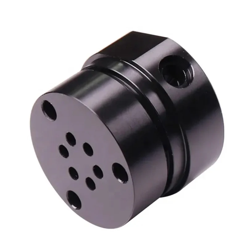 Custom CNC Black Anodizing Aluminum Automation Equipment Female Thread Connecting Joint
Custom CNC Black Anodizing Aluminum Automation Equipment Female Thread Connecting Joint