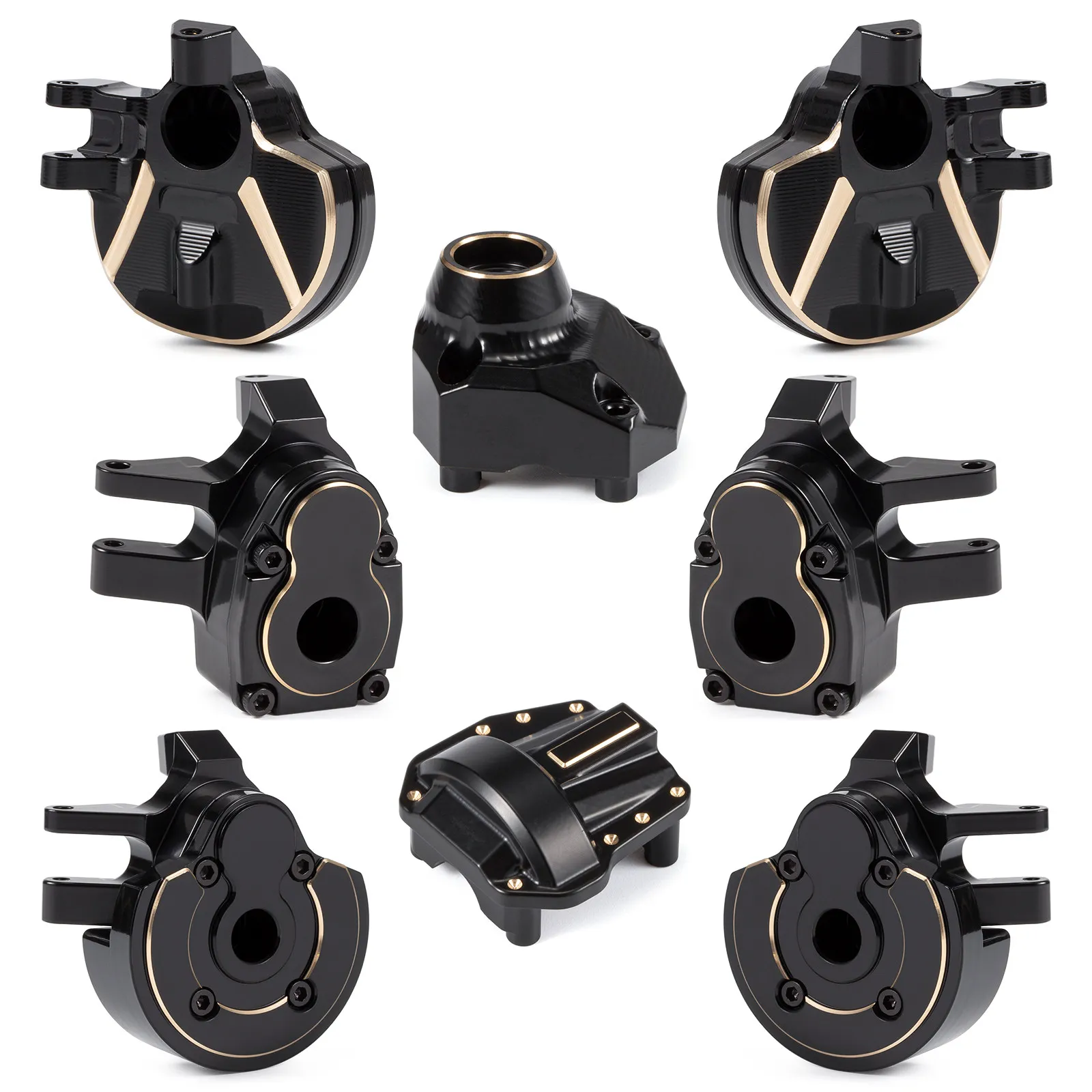Brass Counterweight Steering Knuckle Gear Cover For Axial Capra Scx10 Iii Portal Axle Rc Crawler Upgrade Replacement Parts
Brass Counterweight Steering Knuckle Gear Cover For Axial Capra Scx10 Iii Portal Axle Rc Crawler Upgrade Replacement Parts
