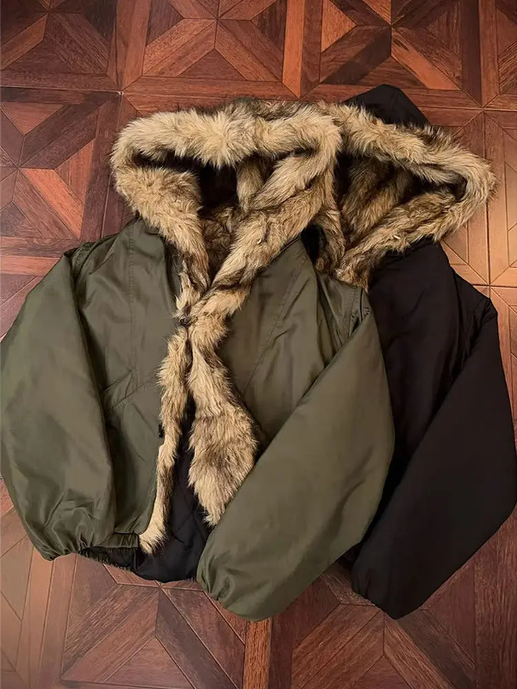 American Retro Imitated Mink Fur Hooded Coat Men Women Winter New Faion Brand Warm Jaet Cotton Clothes Mountain Eagle
American Retro Imitated Mink Fur Hooded Coat Men Women Winter New Faion Brand Warm Jaet Cotton Clothes Mountain Eagle