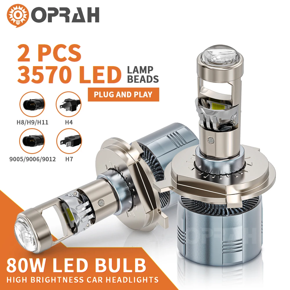 OPRAH 2 шт. 30000LM H4 H7 H8 H9 H11 Luz Led для автомобильных светодиодных фар Bi прожекторные линзы 9005 9006 9012 автомобильные системы освещения Hi/Lo
OPRAH 2 шт. 30000LM H4 H7 H8 H9 H11 Luz Led для автомобильных светодиодных фар Bi прожекторные линзы 9005 9006 9012 автомобильные системы освещения Hi/Lo