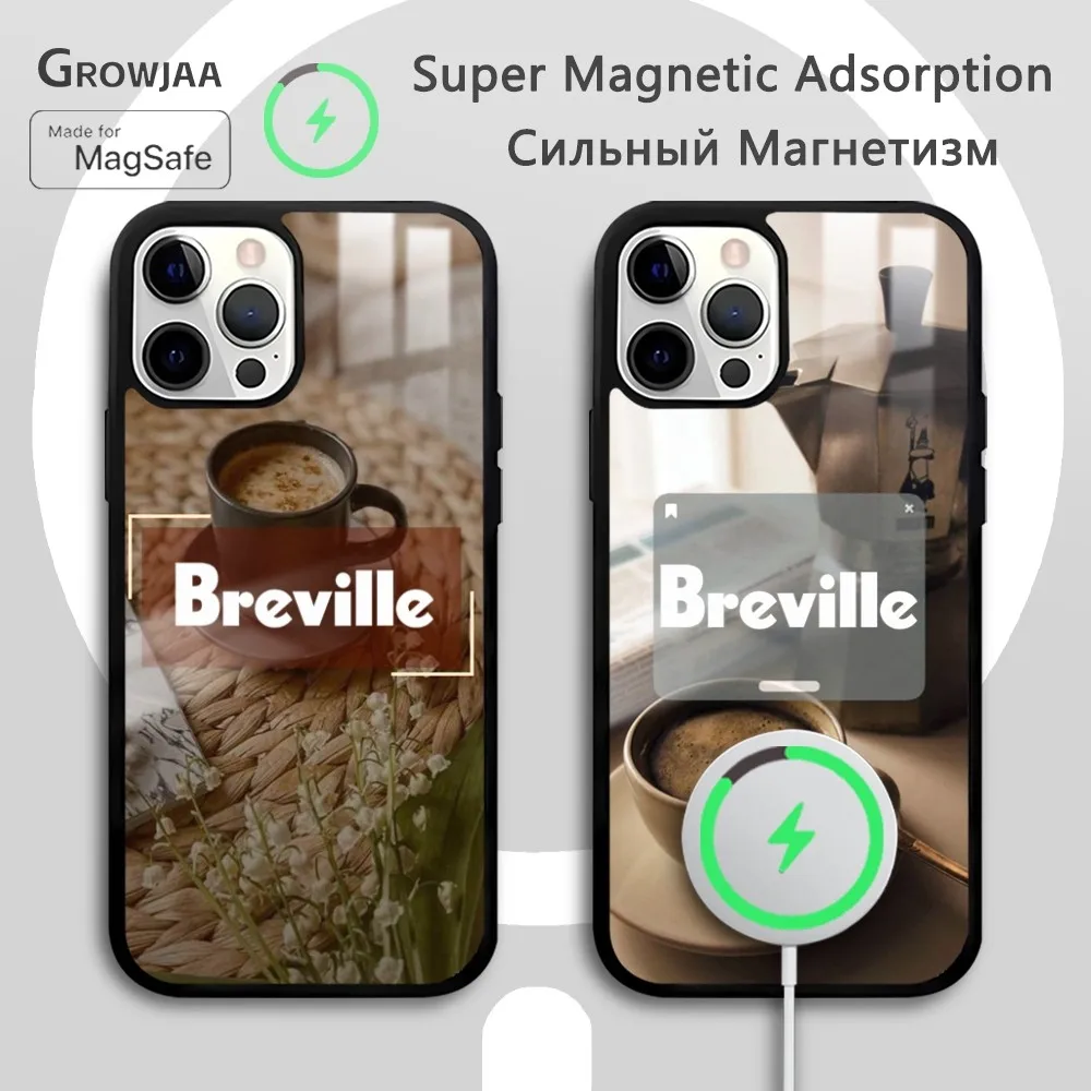 B-Brevilles Coffee Phone Case For iPhone 16 15 14 13 12 11 Pro Max Plus Mini New Magsafe Mirror Wireless Magnetic Funda
B-Brevilles Coffee Phone Case For iPhone 16 15 14 13 12 11 Pro Max Plus Mini New Magsafe Mirror Wireless Magnetic Funda