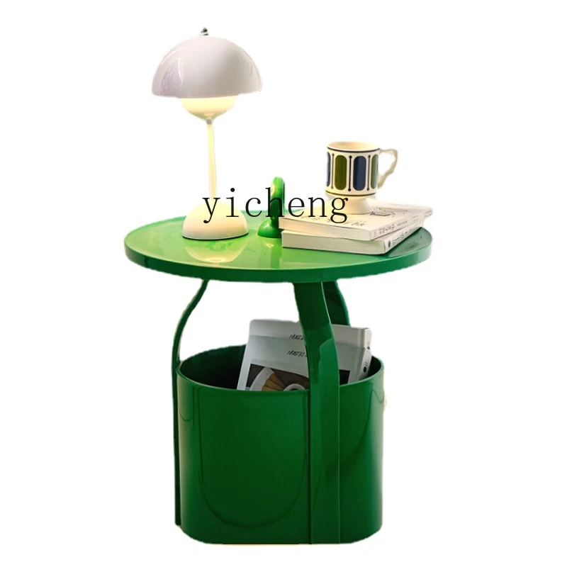 Zk Cream Style Sofa Side Table Modern Minimalist Bedroom Storage round Corner Table
Zk Cream Style Sofa Side Table Modern Minimalist Bedroom Storage round Corner Table