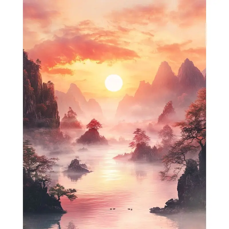 GATYZTORY Picture By Number Mountain Scenery Painting By Number Sunset Drawing On Canvas HandPainted Art Gift Kits Home Decor
GATYZTORY Picture By Number Mountain Scenery Painting By Number Sunset Drawing On Canvas HandPainted Art Gift Kits Home Decor