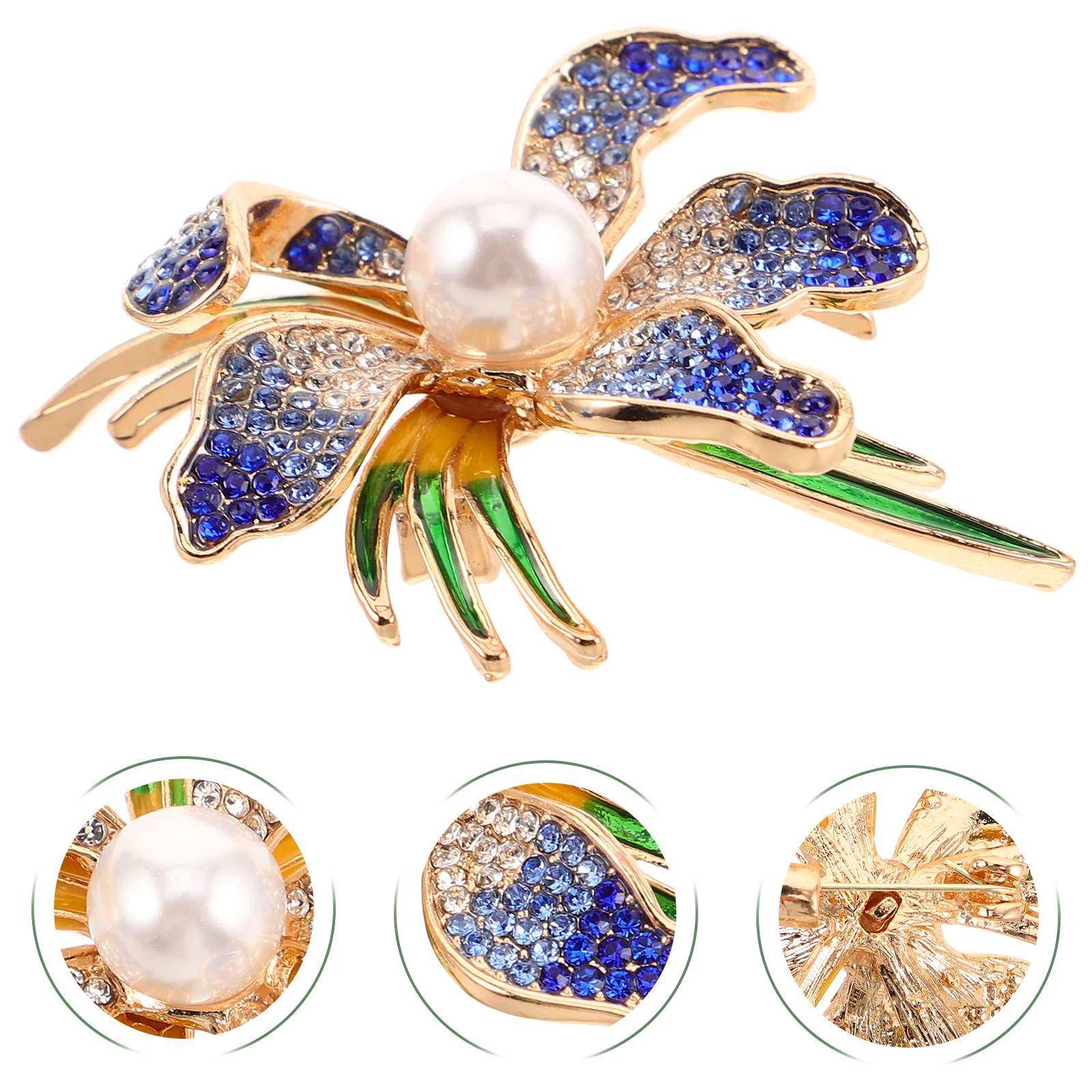 Luxury Flower Shape Brooch Pin For Women Rhinestone Pearl Lapel Pin Coat Dress Accessory Zinc Alloy Beaded Design Elegant
Luxury Flower Shape Brooch Pin For Women Rhinestone Pearl Lapel Pin Coat Dress Accessory Zinc Alloy Beaded Design Elegant