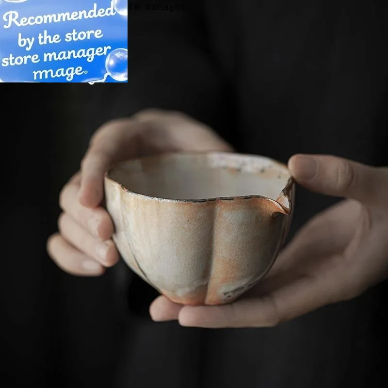 Ретро дрова, печь для смены чернил, керамический кувшин для чая, японская обмена, ярмарка, ча-хай, чашка для правосудия, чайные украшения, аксессуары