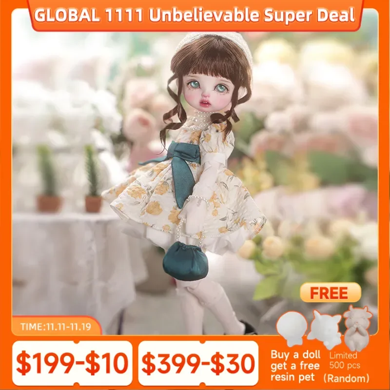 Lilliella Doll BJD 1/6 Fullset Cute Puffy Skirt Red Belt Green Belt Adorns Waist Resin Toys Gift Dolls
Lilliella Doll BJD 1/6 Fullset Cute Puffy Skirt Red Belt Green Belt Adorns Waist Resin Toys Gift Dolls