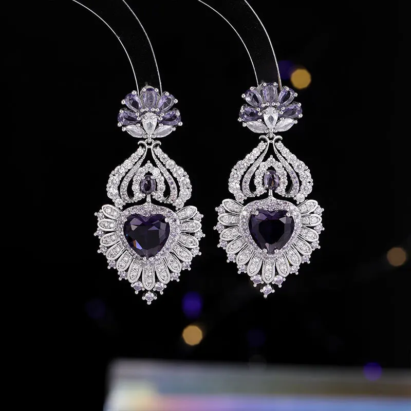 blue white purple zirconia earrings for women luxury sweet jewelry
blue white purple zirconia earrings for women luxury sweet jewelry