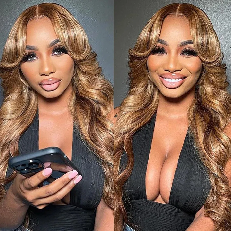 20 Inch Highlight Transparent 13x4 Lace Front Human Hair Body Wave Lace Frontal Wig Brazilian 200 density For Black Women
20 Inch Highlight Transparent 13x4 Lace Front Human Hair Body Wave Lace Frontal Wig Brazilian 200 density For Black Women
