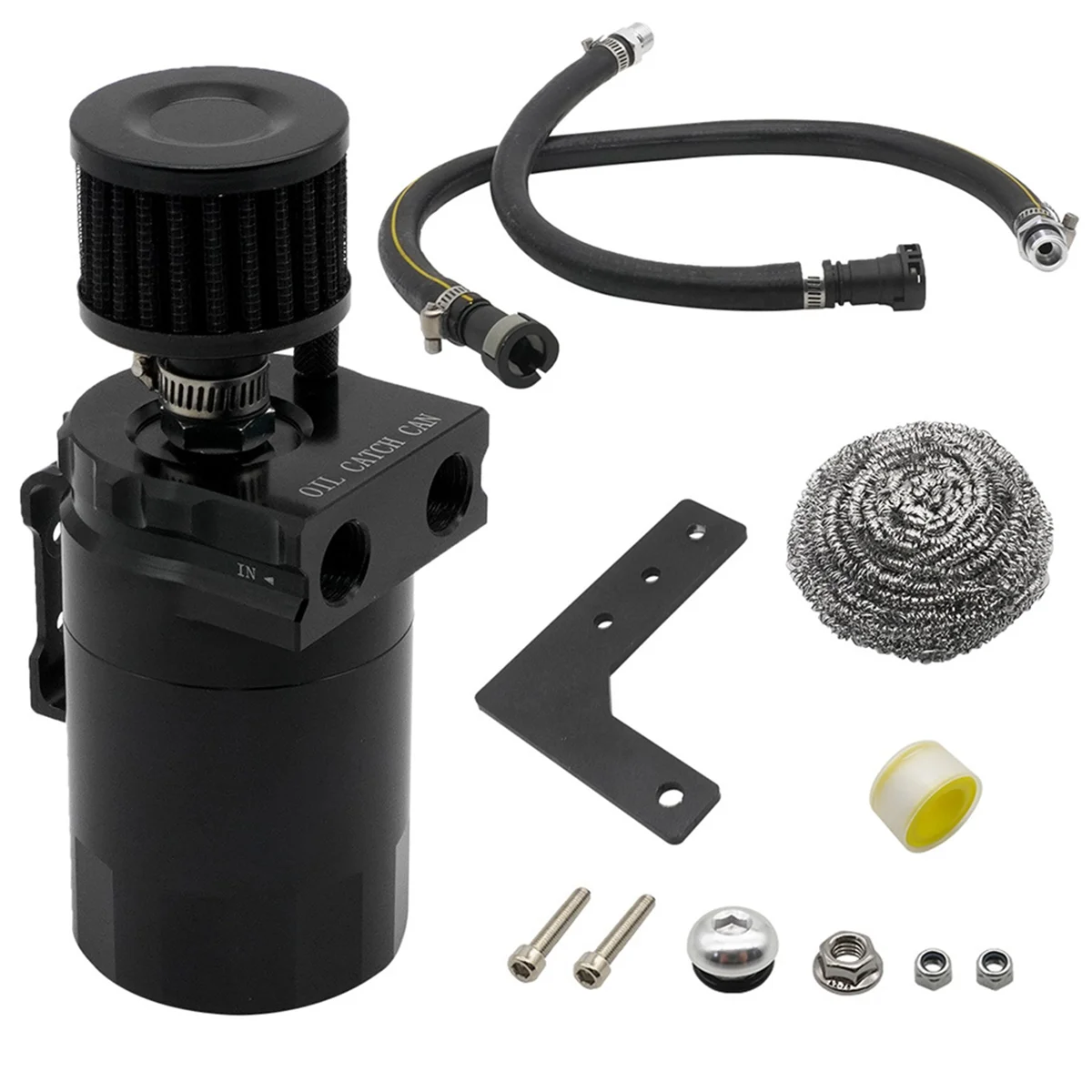 Car Breather Oil Pot Kit with Air Fiter Oil Separator for Chevy Silverado 19-20 GMC Sierra 19-20 Black AD39
Car Breather Oil Pot Kit with Air Fiter Oil Separator for Chevy Silverado 19-20 GMC Sierra 19-20 Black AD39