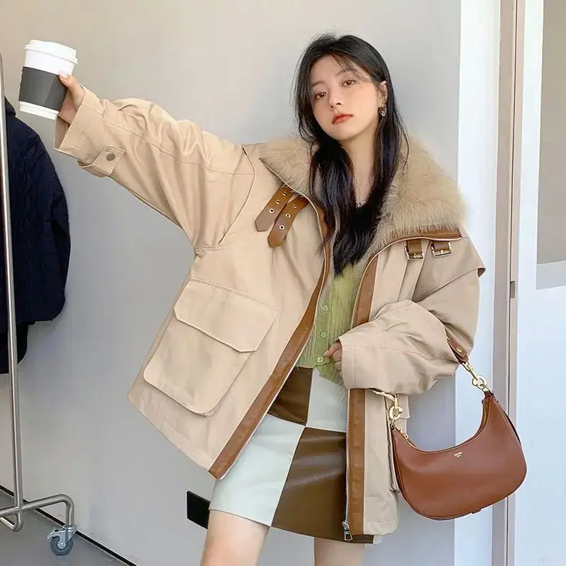 Новинка 2023, женская зимняя пуховая куртка-парка, зимнее пальто для W, женская хлопковая куртка, теплая модная верхняя одежда, пальто
Новинка 2023, женская зимняя пуховая куртка-парка, зимнее пальто для W, женская хлопковая куртка, теплая модная верхняя одежда, пальто