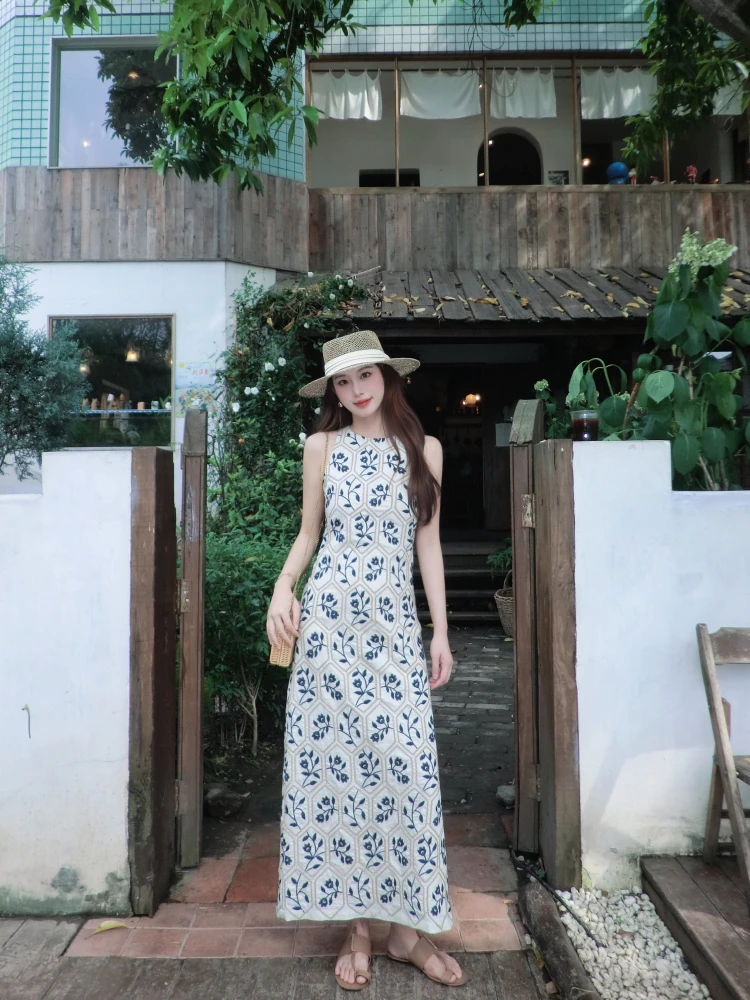 Летнее женское платье Ele Plant Series с вышивкой, приталенное, с круглым вырезом, для повседневной носки
Летнее женское платье Ele Plant Series с вышивкой, приталенное, с круглым вырезом, для повседневной носки