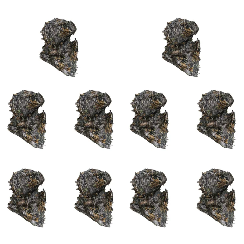 10X Camouflage Hunting Leafy 3D Face Mask Hood Outdoor Hunting Fishing Headgear Camo Hat
10X Camouflage Hunting Leafy 3D Face Mask Hood Outdoor Hunting Fishing Headgear Camo Hat