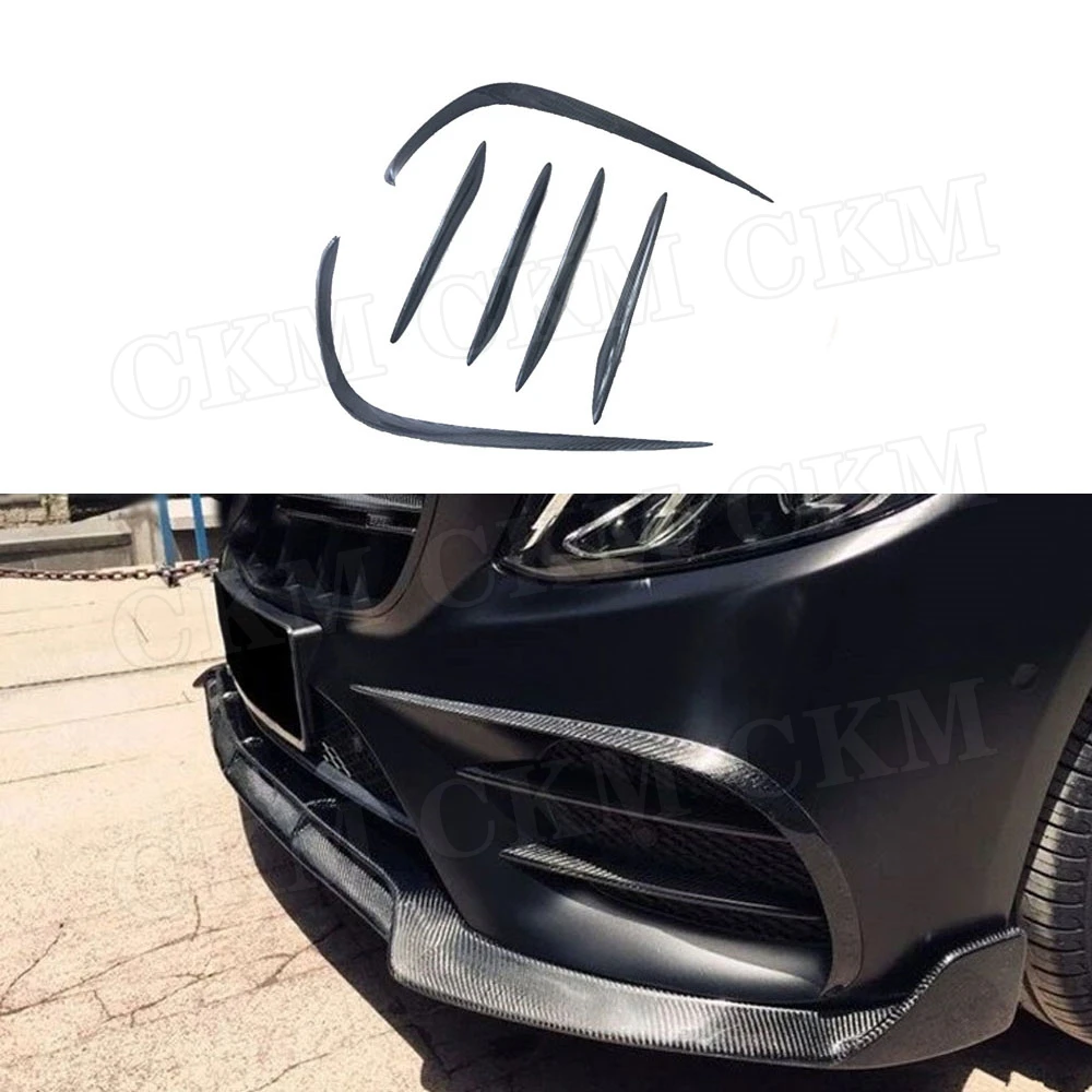 Carbon Fiber Material Front Bumper Air Vent Covers Strips For Mercedes-Benz E Class W213 E250 E300 E400 Sport Sedan 2017-2019
Carbon Fiber Material Front Bumper Air Vent Covers Strips For Mercedes-Benz E Class W213 E250 E300 E400 Sport Sedan 2017-2019