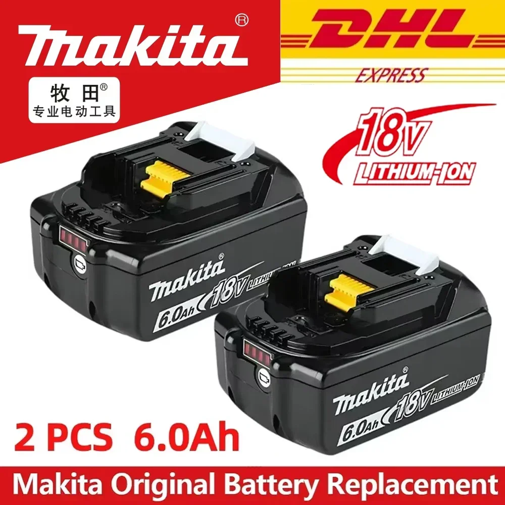 Литий-ионный аккумулятор Makita, 18 В, 6000 мАч, сменный LXT BL1860B BL1860 BL1850 BL1830 DHP482RFX9 BL1815 LXT400 для аккумуляторных дрелей
Литий-ионный аккумулятор Makita, 18 В, 6000 мАч, сменный LXT BL1860B BL1860 BL1850 BL1830 DHP482RFX9 BL1815 LXT400 для аккумуляторных дрелей