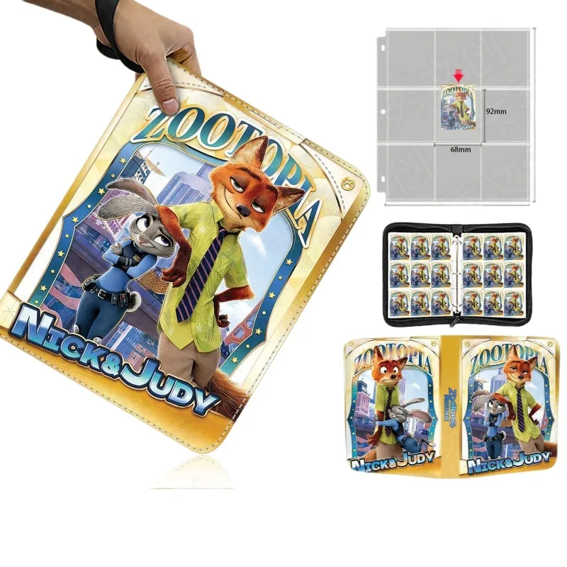 New Zootopia2 Zipper Binder Card Holder Game Card Badge Collection Photo Album Book Animation Peripheral Trendy Toy Cartoon Gift
New Zootopia2 Zipper Binder Card Holder Game Card Badge Collection Photo Album Book Animation Peripheral Trendy Toy Cartoon Gift
