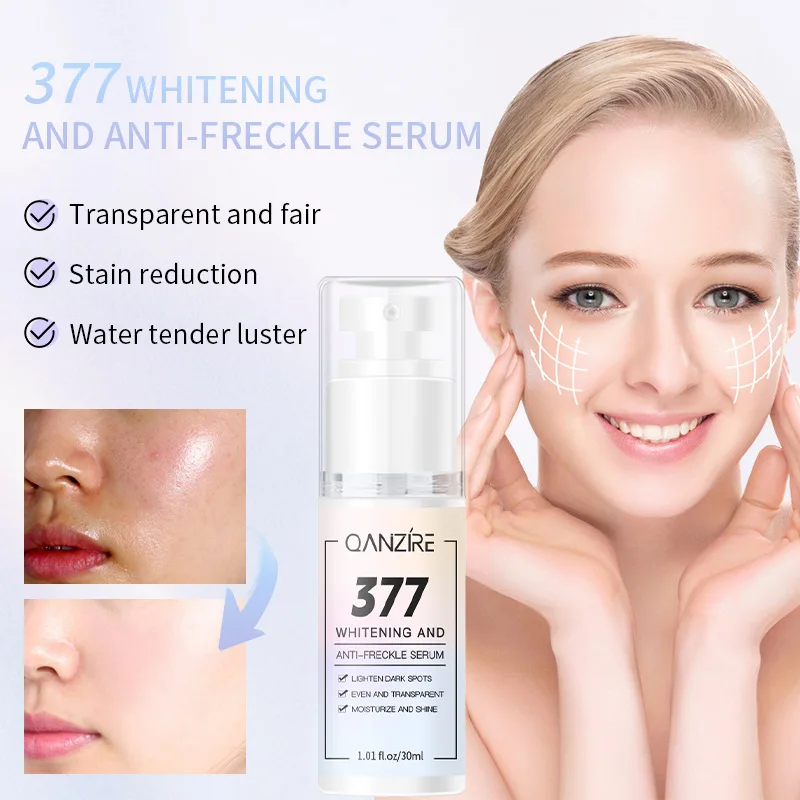 377 Whitening and Wnti-freckle Serum, Lighten Dark Spots & Even and Transparent & Moisture and Shine, 30ml
377 Whitening and Wnti-freckle Serum, Lighten Dark Spots & Even and Transparent & Moisture and Shine, 30ml
