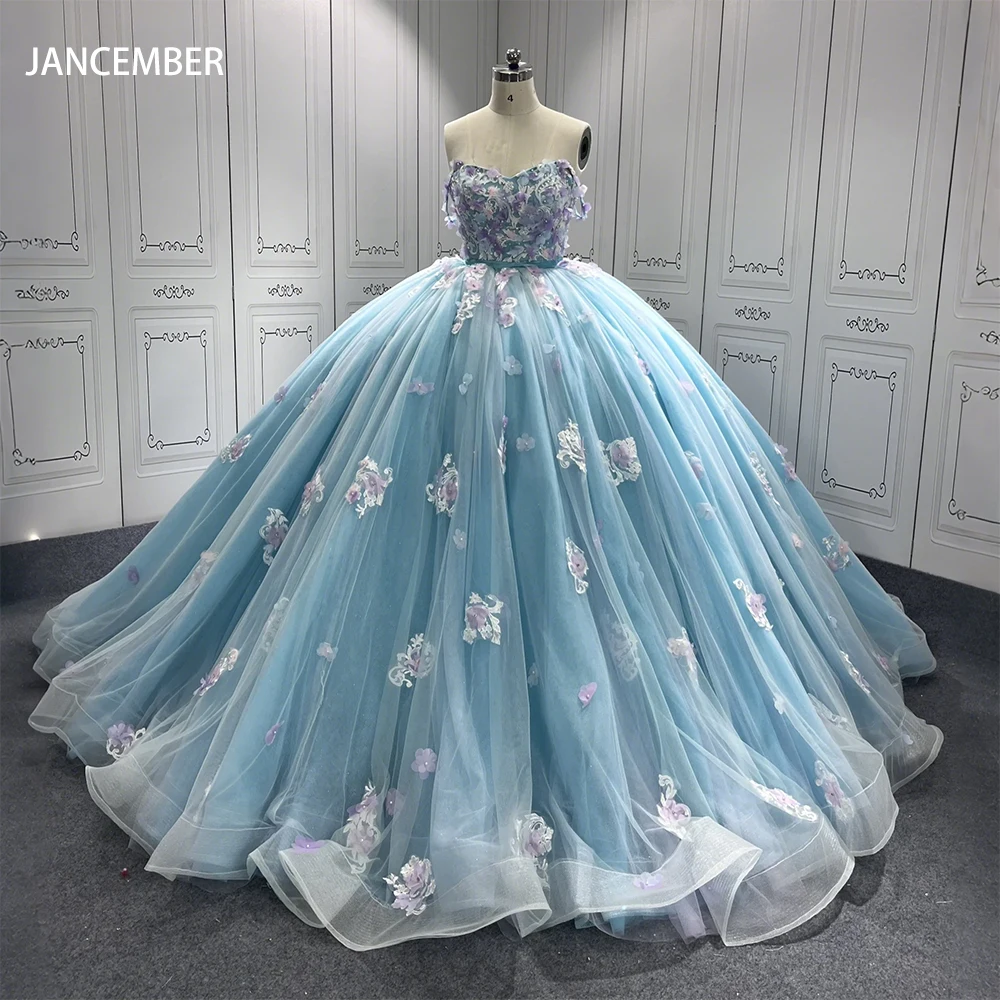 Elegant Girls Blue Mexican Ball Gown Appliques Beautiful Customized Lace-Up Corset Sweet Quinceanera Dresses Pageant Gowns
Elegant Girls Blue Mexican Ball Gown Appliques Beautiful Customized Lace-Up Corset Sweet Quinceanera Dresses Pageant Gowns