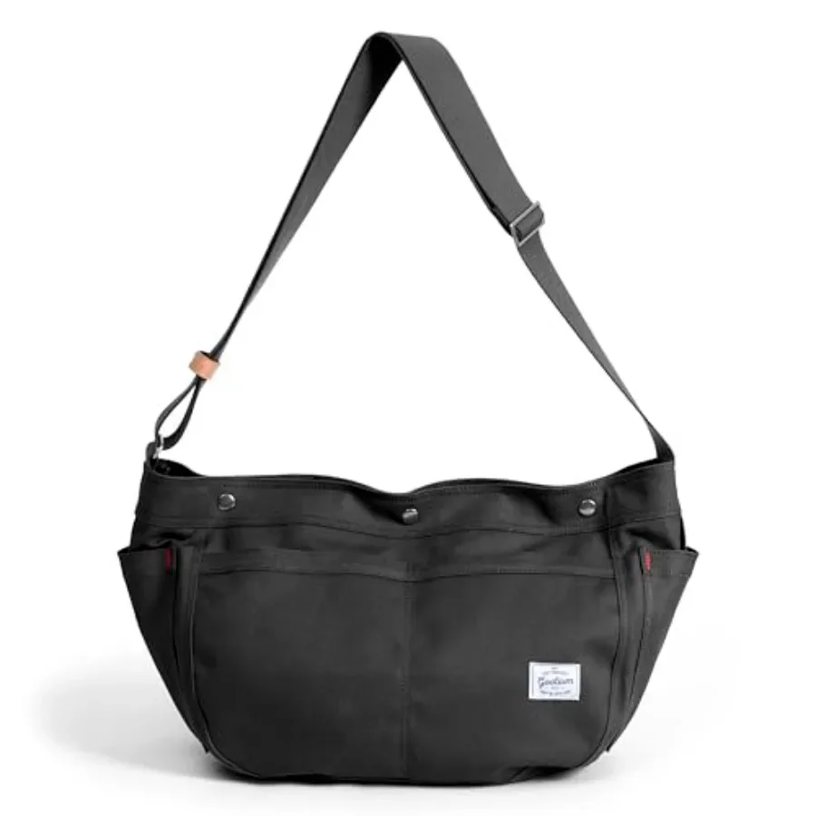 GOOTIUM Canvas Crescent Bag, Hobo Crossbody Bag for Men and Women, Durable Casual Shoulder Messenger Bag with Contrast Lining
GOOTIUM Canvas Crescent Bag, Hobo Crossbody Bag for Men and Women, Durable Casual Shoulder Messenger Bag with Contrast Lining