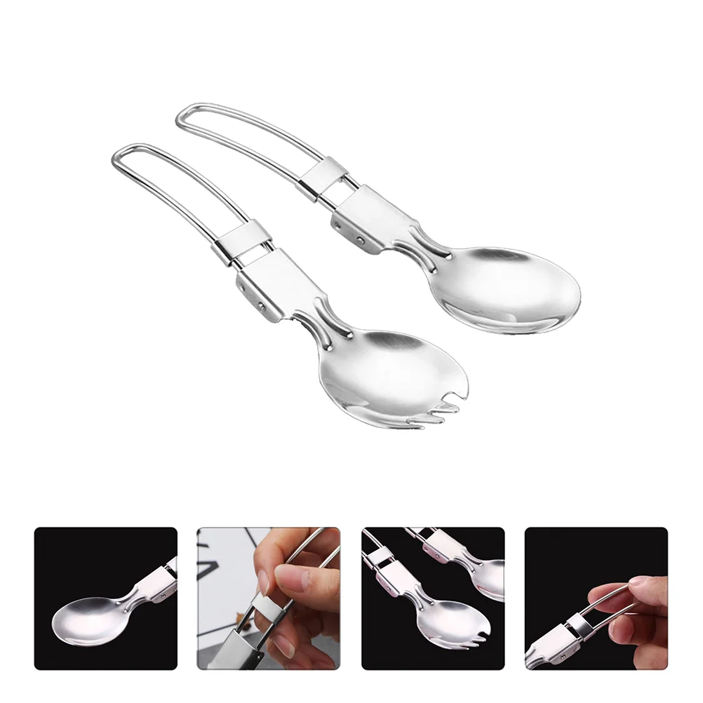 4 Pcs Stainless Steel Folding Spoon Fork Mini Bag Sealing Machine Water Proof Cutlery 304 Foldable Tableware Baby
4 Pcs Stainless Steel Folding Spoon Fork Mini Bag Sealing Machine Water Proof Cutlery 304 Foldable Tableware Baby